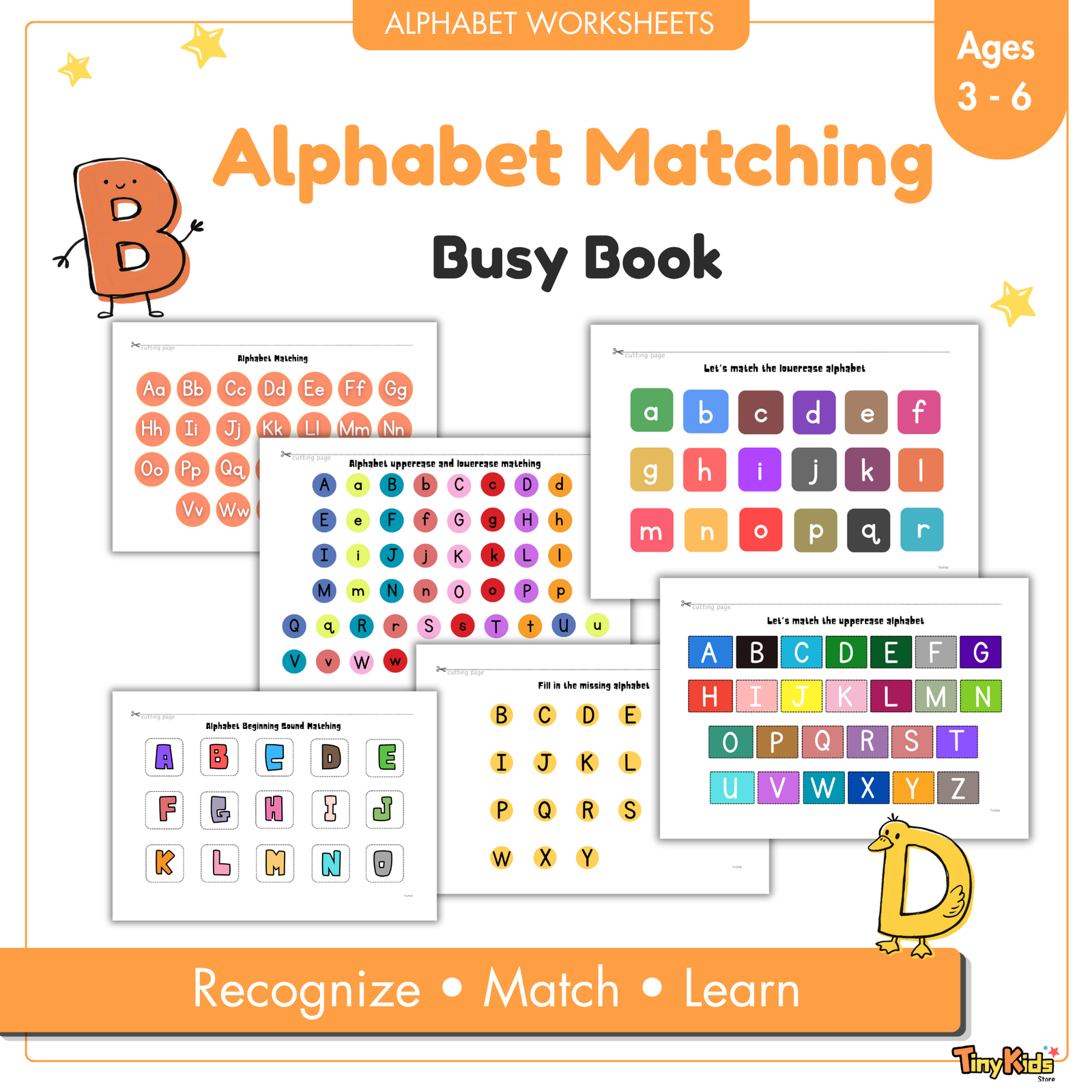 Alphabet Matching Busy Book - Image 3